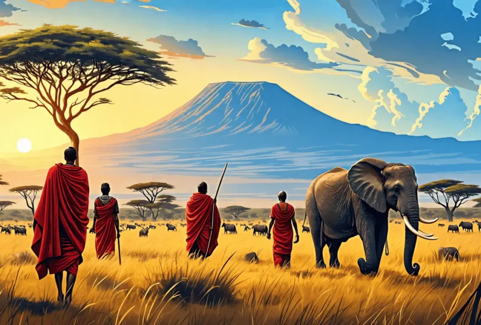 Découvrez les paysages époustouflants du Kenya, des savanes emblématiques de Tsavo aux magnifiques côtes de Diani Beach. Explorez des activités d'aventure et réservez votre safari parfait avec Tour Afrique Orientale.